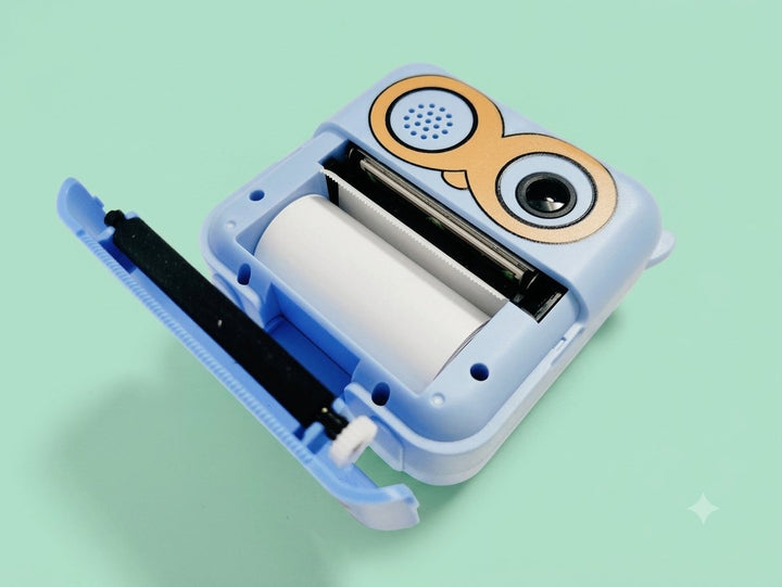 Thermal paper roll loaded in the camera